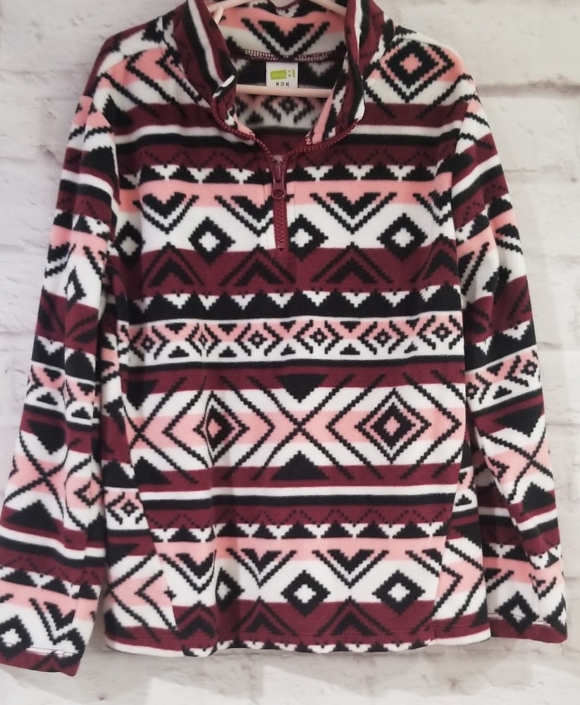 Crazy 8 fleece pullover 7/8